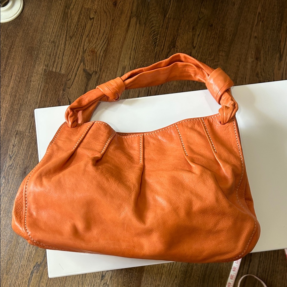 Miu Miu hobo bag Orange Leather Shoulder Bag - Women